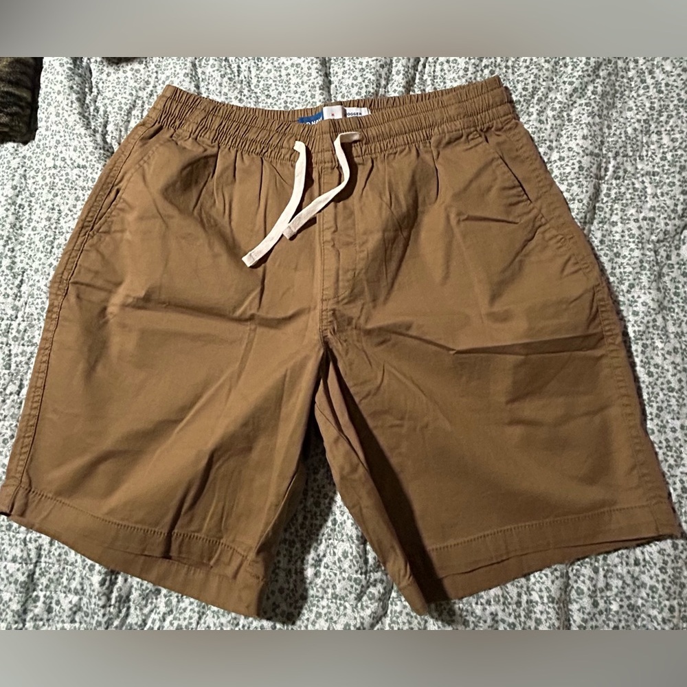 Elastic Waist Drawstring Shorts
